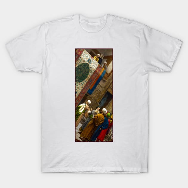 The Carpet Merchant by Gerome T-Shirt by academic-art